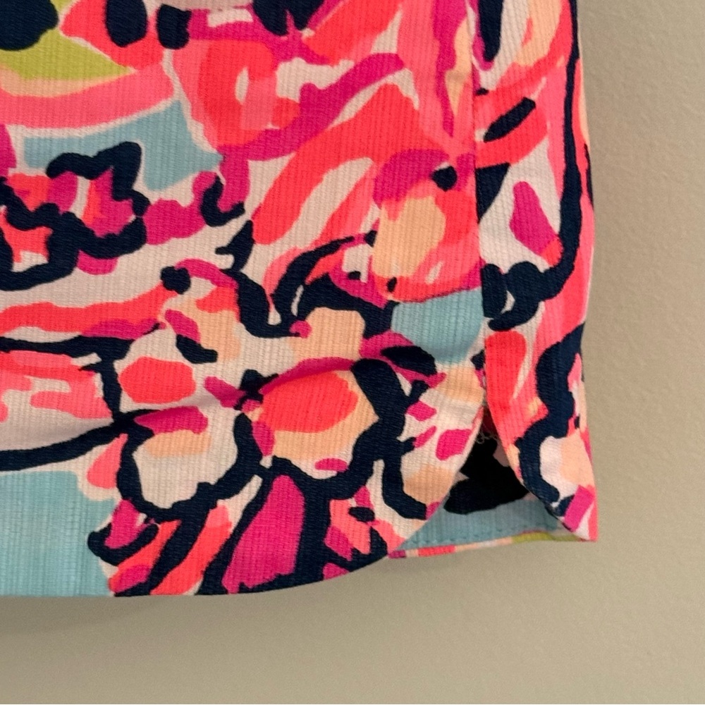 Lilly Pulitzer Lorelie Skort Serene Blue/Pink Size 0 - Picture 3 of 10